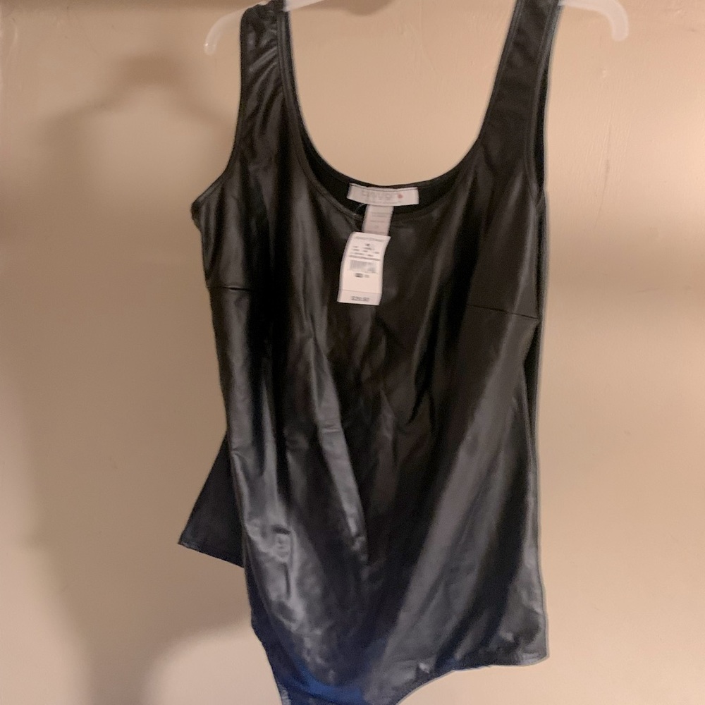 Curvy Girl by Ashley Stewart, Bodysuit, size 2X, Black
